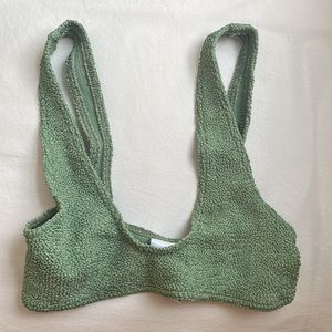 ASOS crinkle bathing suit top